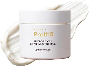 Pretti5 Hydro-Rescue Night Mask 100g – Overnight Sleeping Mask & Barrier Repair for Se