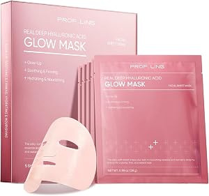 PROF.LING Real Deep Hyaluronic Acid Glow Mask, Tranexamic Acid & Niacinamide Face Mask