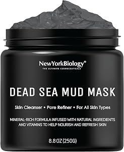 New York Biology Dead Sea Mud Mask for Face and Body | Spa Quality Pore Refiner for Oily S
