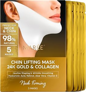 MAREE V Line Lifting Mask with 24K Gold – Deep Collagen Face Mask for Women – Jawline Shap
